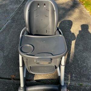 Gray Kids Learning High Chair
